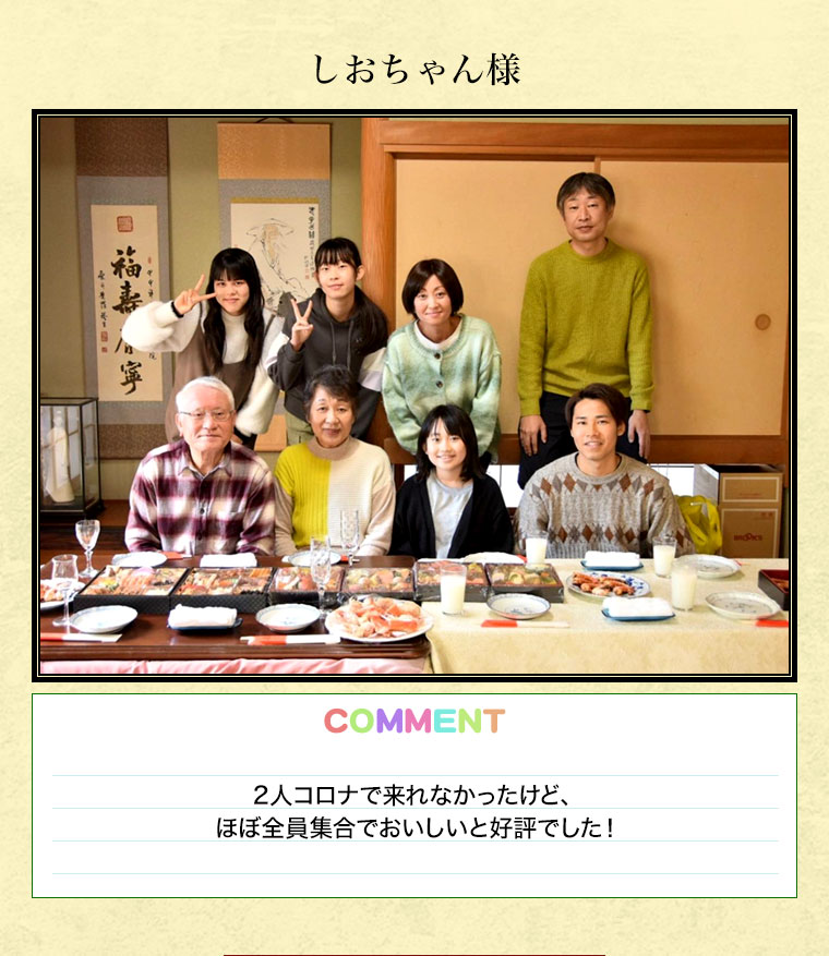 おせちフォトコンテスト結果発表