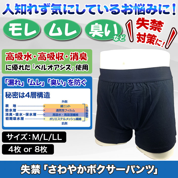 こっそり対策 失禁 さわやかボクサーパンツ 普段遣いでも気にならないデザイン 快適生活 快適生活 こっそり対策 失禁 さわやかボクサーパンツ 普段遣いでも気にならないデザイン 快適生活 快適生活