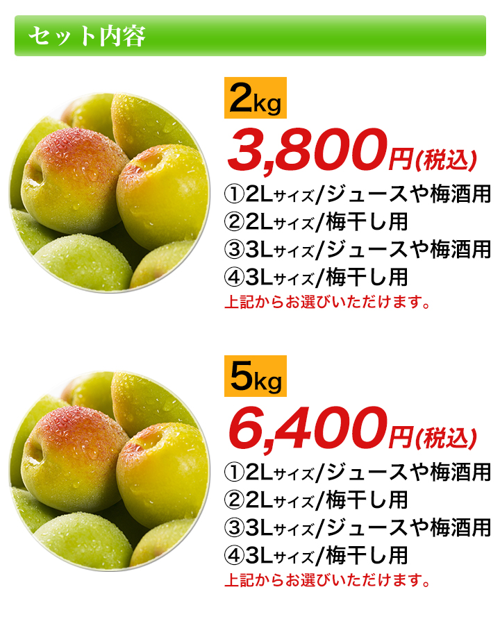 収穫当日発送 ６月中旬より発送予定 クール便送料無料 サイズおまかせ 手摘み もぎたて 梅 ２ｋｇ 青梅 福島県産 青梅２ｋｇ