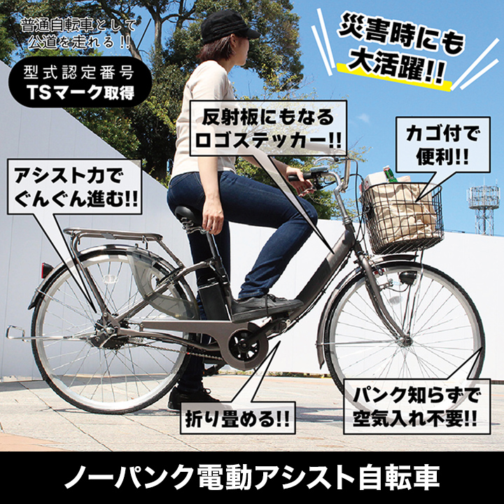 ミムゴ アシスト3輪自転車 （BEPN18 E-PARTON ロータイプ電動