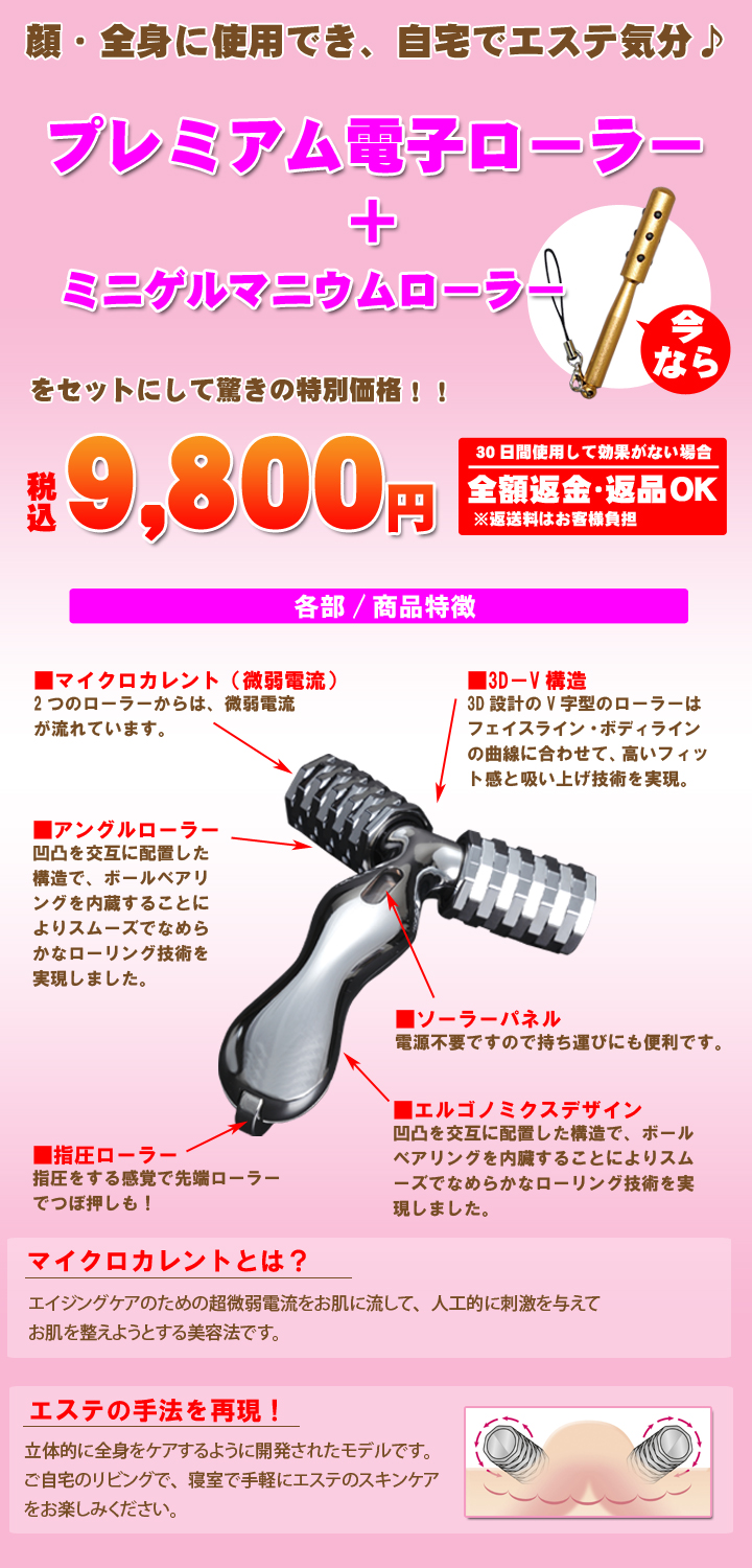 プレミアム電子ローラー