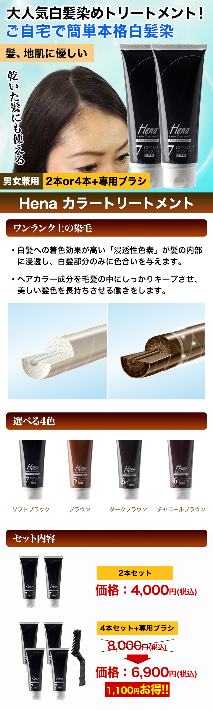 乾いた髪でもok Hena カラートリートメント髪と地肌に優しい成分 快適生活 ライフサポート 乾いた髪でもok Hena カラートリートメント髪と地肌に優しい成分 快適生活 ライフサポート