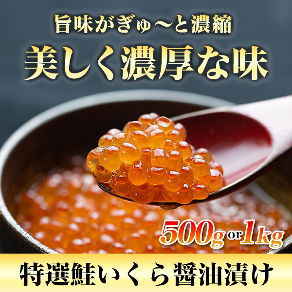 特選鮭いくら醤油漬 500g/1kg