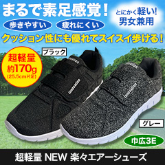 超軽量 NEW 楽々エアーシューズ