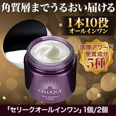 国際アワード受賞成分配合「セリークオールインワン」1個/2個