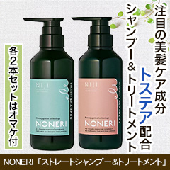 NONERI「ストレートシャンプー&トリートメント」 各1本/各2本+オマケ