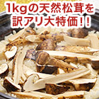 訳アリ 天然松茸1kg