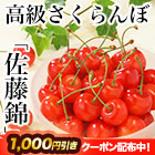 【クーポン使用でお得】サクランボの王様「産地直送 佐藤錦」 700g/1.4kg