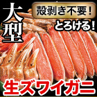 新鮮！大型お刺身用生ズワイガニ剥き身セット 総重量:約1.5kg(正味1.2kg)/総重量:約3kg(正味2.4kg)/総重量:約4.5kg(正味3.6kg)
