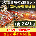 【セール限定価格】大特価！絶品うなぎ欲張りセット 1.2kg