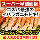 【スーパー早割価格】ゴールデンキングクラブ肩付き脚 総重量:約1.5kg(正味:1.2kg)/総重量:約3kg(正味:2.4kg)