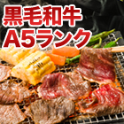 黒毛和牛「A5ランク限定　漬込焼肉」500g/1kg